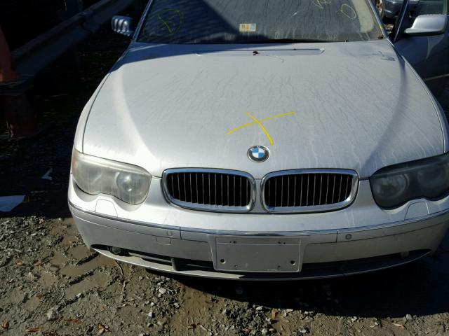 WBAGN63493DS44645 - 2003 BMW 745 SILVER photo 6