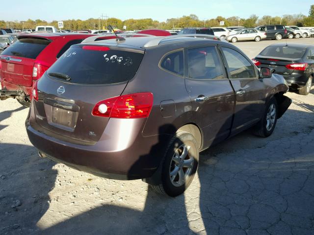 JN8AS5MTXAW023823 - 2010 NISSAN ROGUE S BROWN photo 4