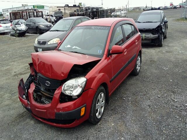 KNADE163576285230 - 2007 KIA RIO 5 SX RED photo 2