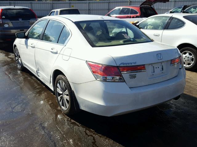 1HGCP2F86CA033036 - 2012 HONDA ACCORD EXL WHITE photo 3