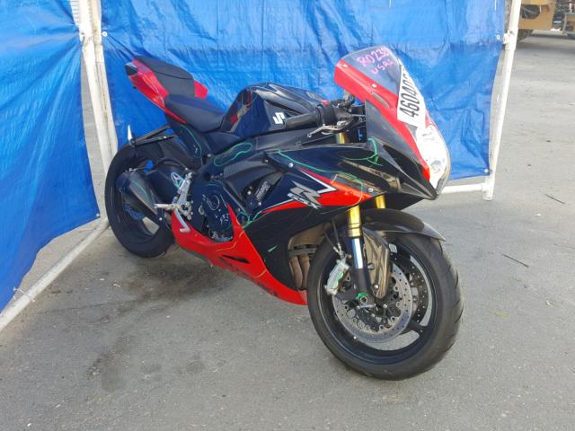 JS1GR7MA0E2101223 - 2014 SUZUKI GSX-R750 RED photo 1