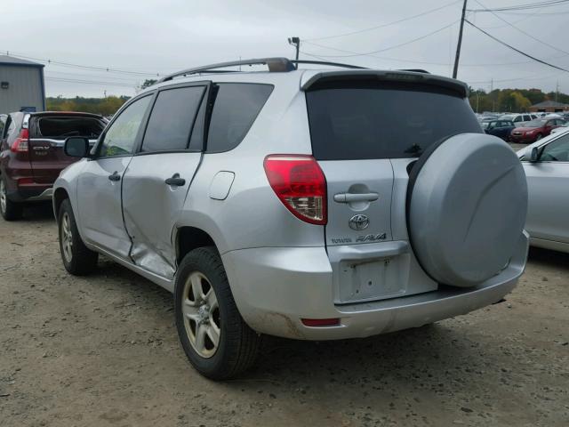 JTMZD33V866015419 - 2006 TOYOTA RAV4 SILVER photo 3