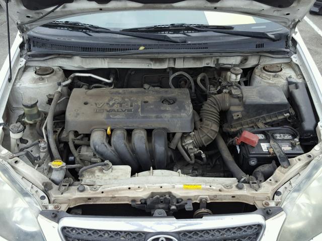 1NXBR32EX6Z701652 - 2006 TOYOTA COROLLA CE WHITE photo 7