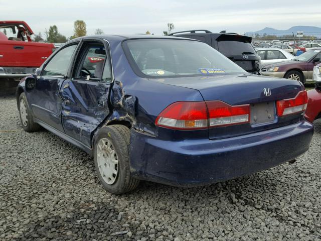 JHMCG56471C029509 - 2001 HONDA ACCORD LX BLUE photo 3