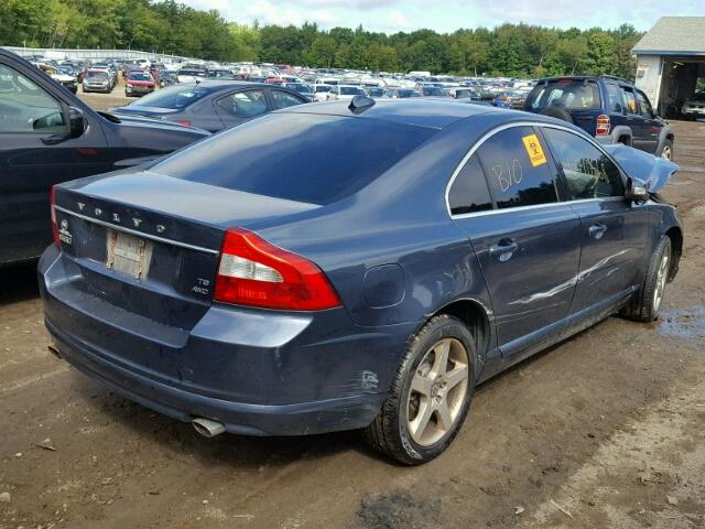 YV1AH992691090455 - 2009 VOLVO S80 T6 BLUE photo 4