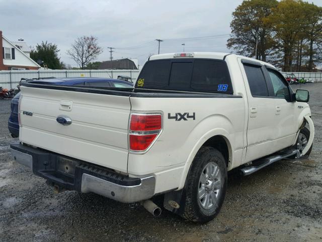 1FTPW14VX9KC91858 - 2009 FORD F150 SUPER WHITE photo 4