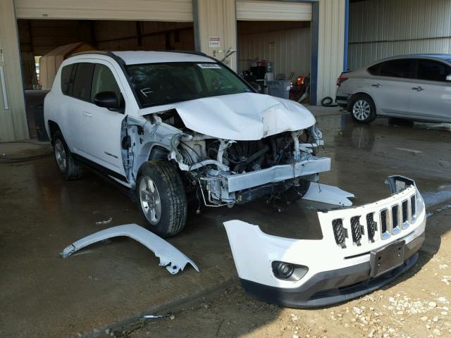 1C4NJCBAXED801299 - 2014 JEEP COMPASS SP WHITE photo 1