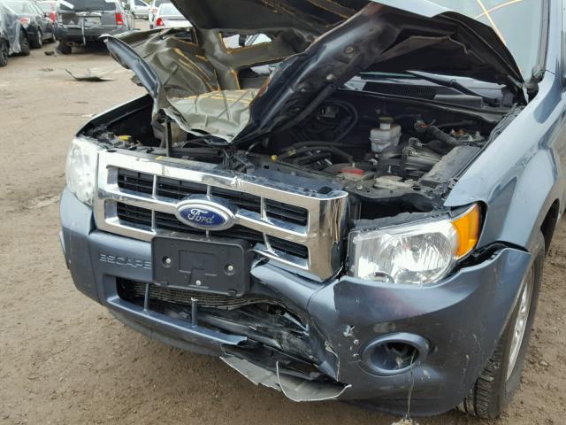 1FMCU9D73BKB52158 - 2011 FORD ESCAPE XLT BLUE photo 9