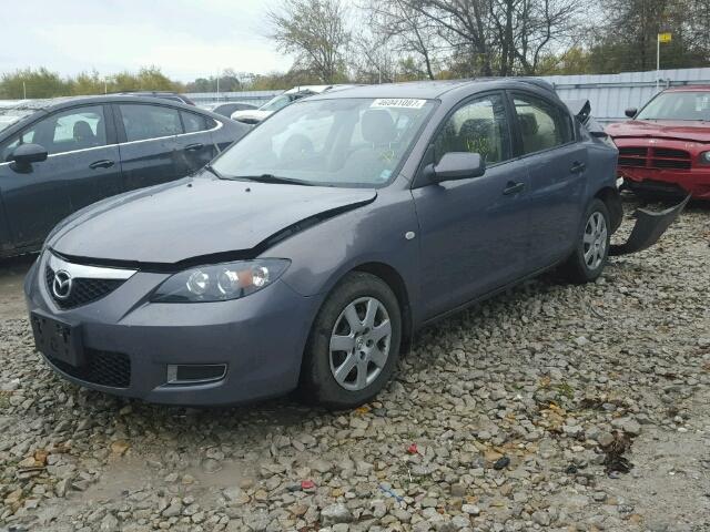 JM1BK32F671677015 - 2007 MAZDA 3 I CHARCOAL photo 2