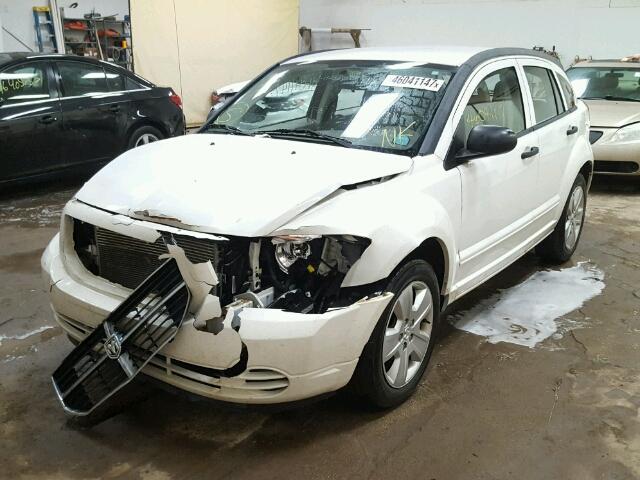 1B3HB48B57D298236 - 2007 DODGE CALIBER WHITE photo 2