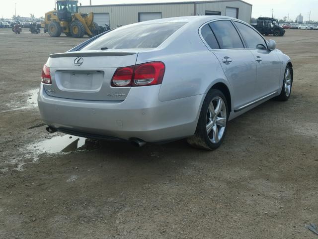 JTHBH96S865014818 - 2006 LEXUS GS GENERAT SILVER photo 4