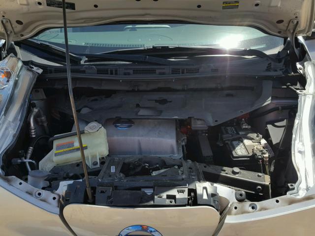 1N4AZ0CP7DC400148 - 2013 NISSAN LEAF S SILVER photo 7