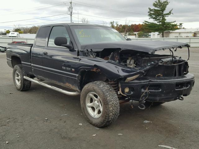 3B7HF13Y21G762784 - 2001 DODGE RAM 1500 BLACK photo 1