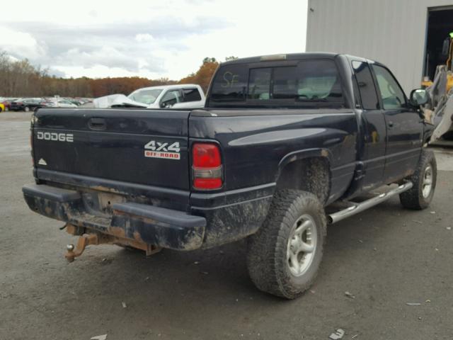 3B7HF13Y21G762784 - 2001 DODGE RAM 1500 BLACK photo 4