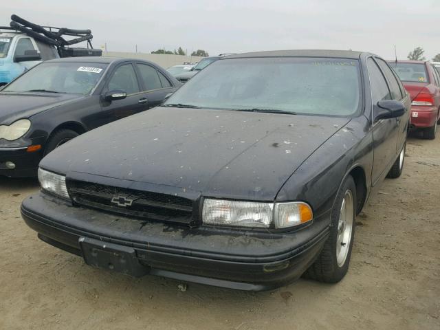 1G1BL52P2TR154600 - 1996 CHEVROLET CAPRICE / BLACK photo 2