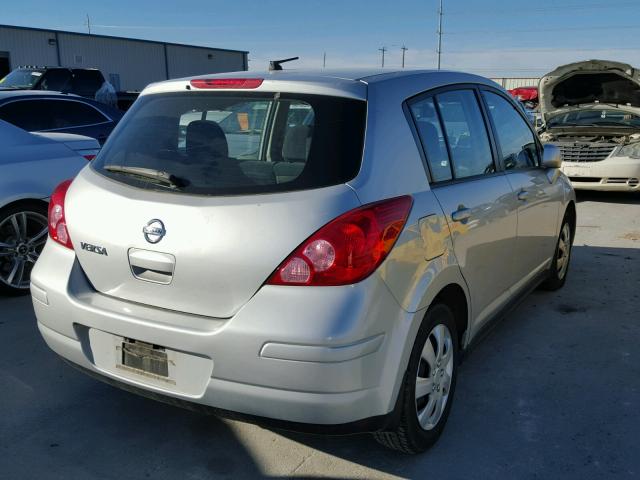 3N1BC1CP3CK201583 - 2012 NISSAN VERSA S GRAY photo 4