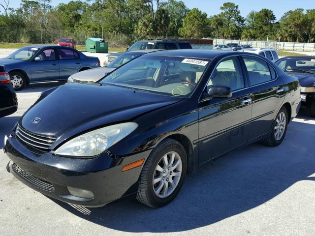 JTHBF30G730095195 - 2003 LEXUS ES 300 BLACK photo 2