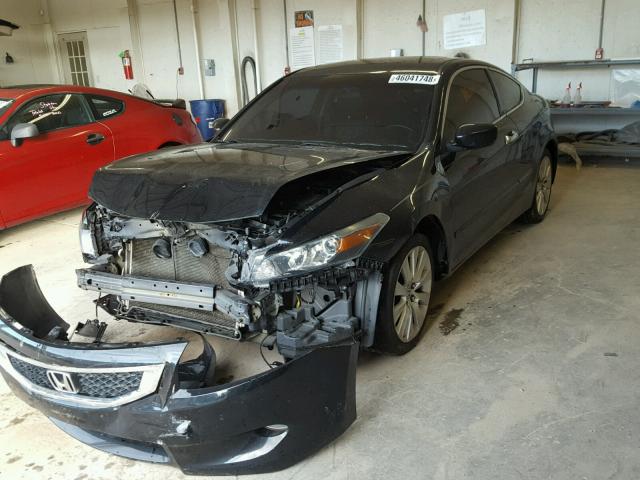 1HGCS2B85AA008436 - 2010 HONDA ACCORD EXL BLACK photo 2