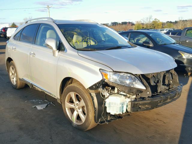 2T2BK1BA6AC016088 - 2010 LEXUS RX 350 SILVER photo 1