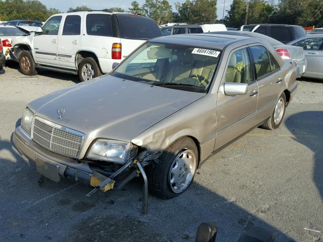 WDBHA28E9RF068186 - 1994 MERCEDES-BENZ C BEIGE photo 2