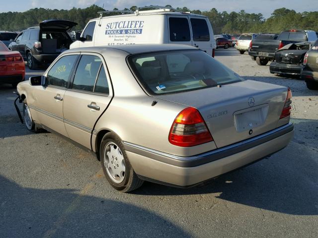 WDBHA28E9RF068186 - 1994 MERCEDES-BENZ C BEIGE photo 3