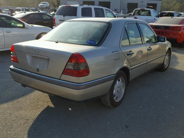 WDBHA28E9RF068186 - 1994 MERCEDES-BENZ C BEIGE photo 4