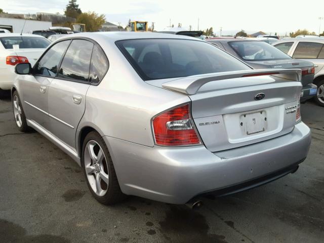 4S3BL676264200151 - 2006 SUBARU LEGACY GT SILVER photo 3