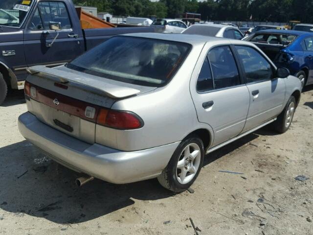 1N4AB41D3WC722566 - 1998 NISSAN SENTRA E SILVER photo 4