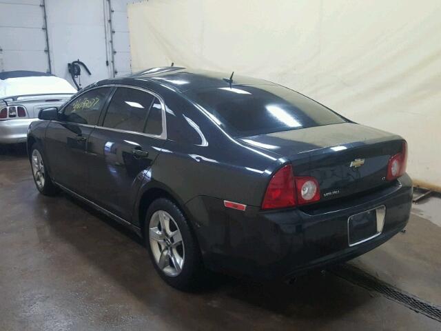 1G1ZH57BX9F241569 - 2009 CHEVROLET MALIBU შავი ფოტო 3