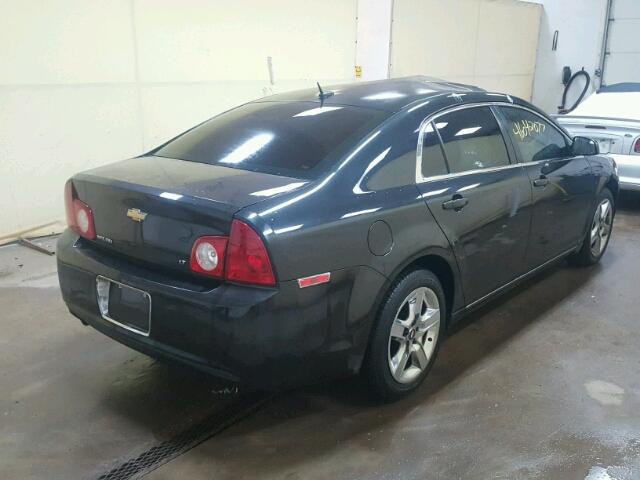 1G1ZH57BX9F241569 - 2009 CHEVROLET MALIBU შავი ფოტო 4