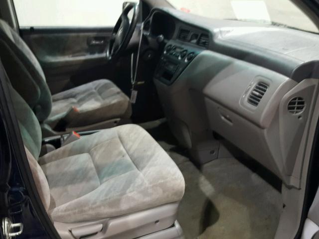 5FNRL18664B086256 - 2004 HONDA ODYSSEY BLUE photo 5