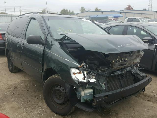 4T3ZF13C3YU239437 - 2000 TOYOTA SIENNA LE GREEN photo 1