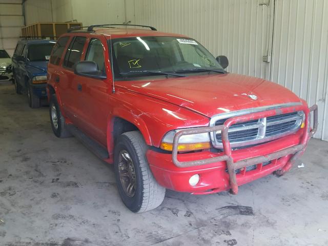 1B4HS48N52F110222 - 2002 DODGE DURANGO SL RED photo 1