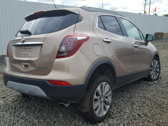 KL4CJESB4JB513385 - 2018 BUICK ENCORE PRE BEIGE photo 4