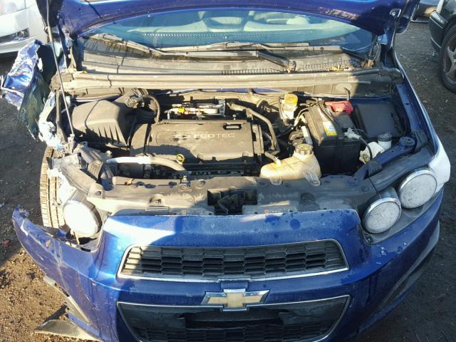 1G1JD5SH3C4198751 - 2012 CHEVROLET SONIC LT BLUE photo 7