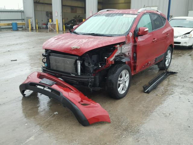 KM8JU3AC2DU549177 - 2013 HYUNDAI TUCSON GLS أحمر صورة 2