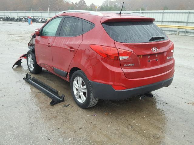 KM8JU3AC2DU549177 - 2013 HYUNDAI TUCSON GLS RED photo 3