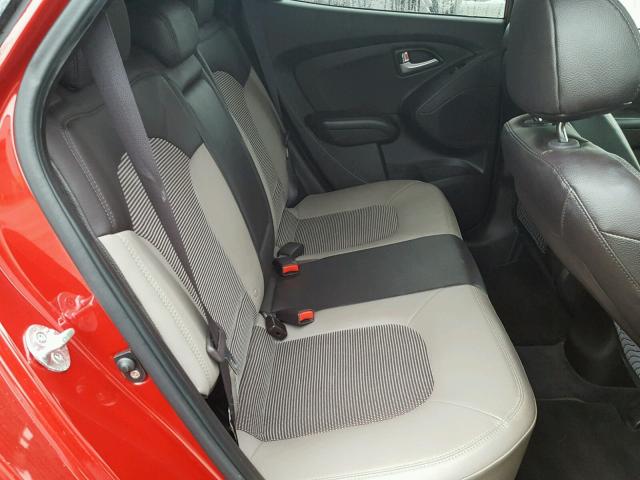 KM8JU3AC2DU549177 - 2013 HYUNDAI TUCSON GLS أحمر صورة 6