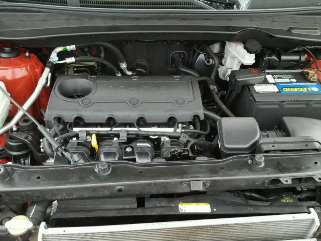 KM8JU3AC2DU549177 - 2013 HYUNDAI TUCSON GLS أحمر صورة 7