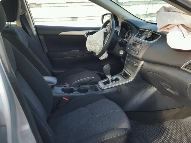 3N1AB7AP2EY336106 - 2014 NISSAN SENTRA S SILVER photo 5