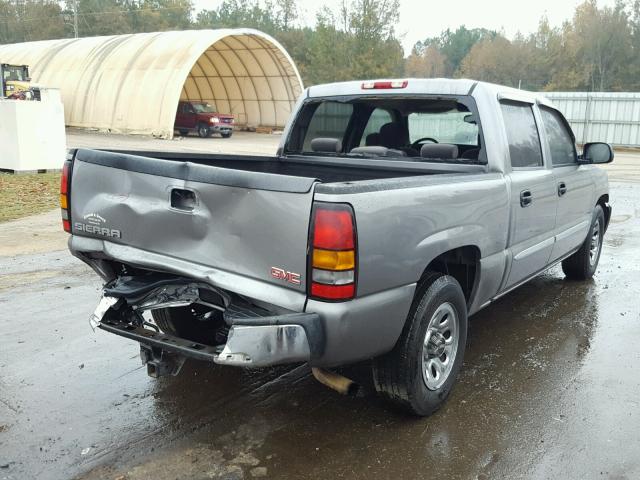 2GTEC13VX61240955 - 2006 GMC NEW SIERRA GRAY photo 4