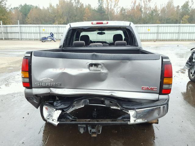 2GTEC13VX61240955 - 2006 GMC NEW SIERRA GRAY photo 9