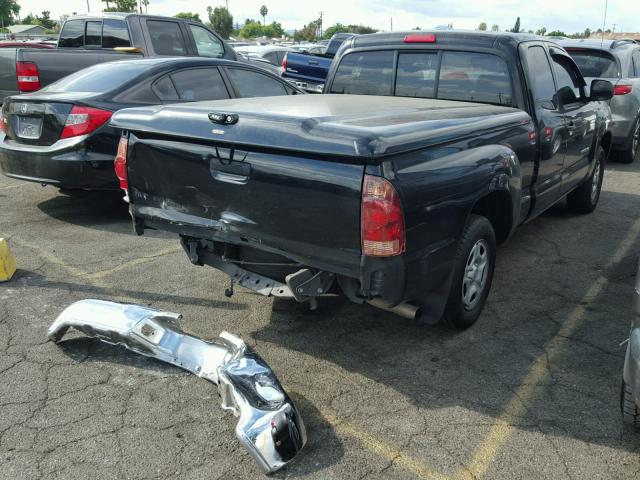 5TETX22N55Z087026 - 2005 TOYOTA TACOMA ACC BLACK photo 4