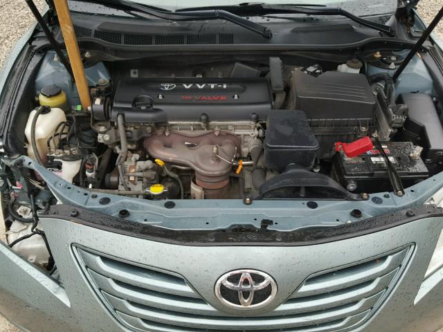 4T1BE46K27U673686 - 2007 TOYOTA CAMRY NEW GREEN photo 7