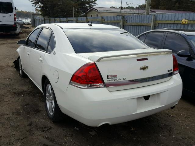 2G1WC583489171311 - 2008 CHEVROLET IMPALA LT WHITE photo 3