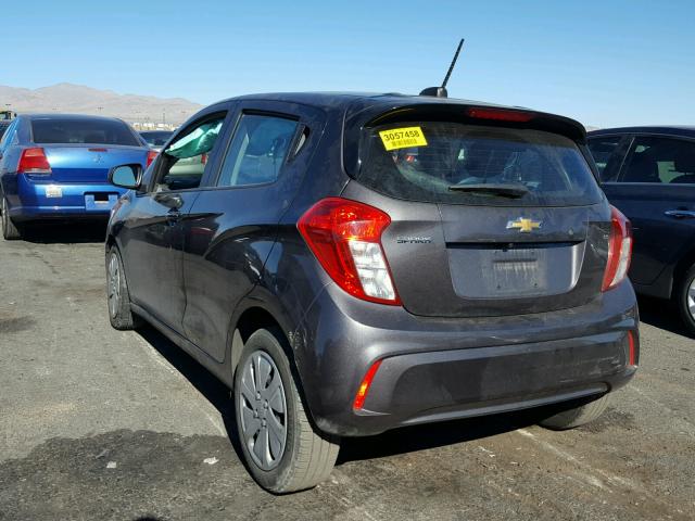 KL8CB6SA2GC612721 - 2016 CHEVROLET SPARK LS CHARCOAL photo 3