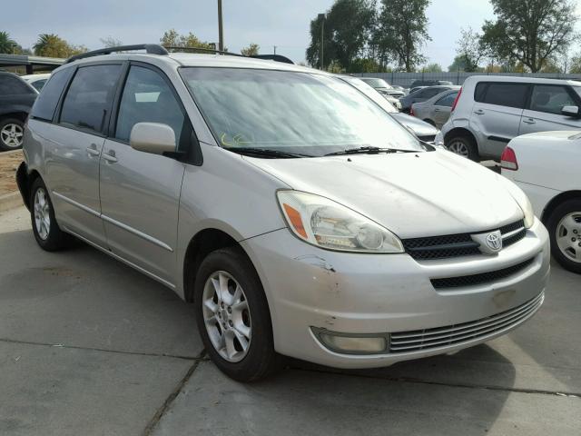 5TDZA22C35S291296 - 2005 TOYOTA SIENNA XLE SILVER photo 1