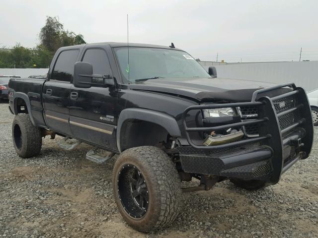 1GCHK23D76F159062 - 2006 CHEVROLET SILVERADO BLACK photo 1