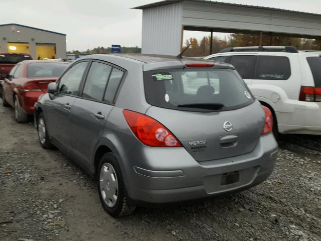 3N1BC13E59L477779 - 2009 NISSAN VERSA S GRAY photo 3