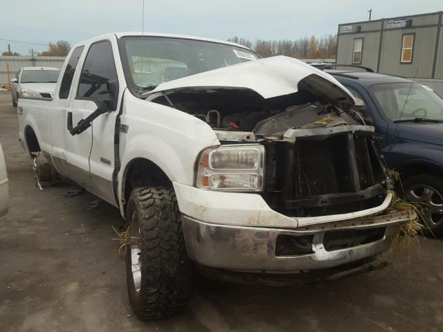 1FTSX21P95EB10258 - 2005 FORD F250 SUPER WHITE photo 1